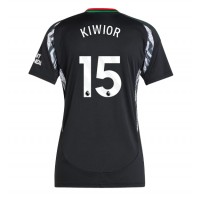 Camisa de Futebol Arsenal Jakub Kiwior #15 Equipamento Secundário Mulheres 2024-25 Manga Curta